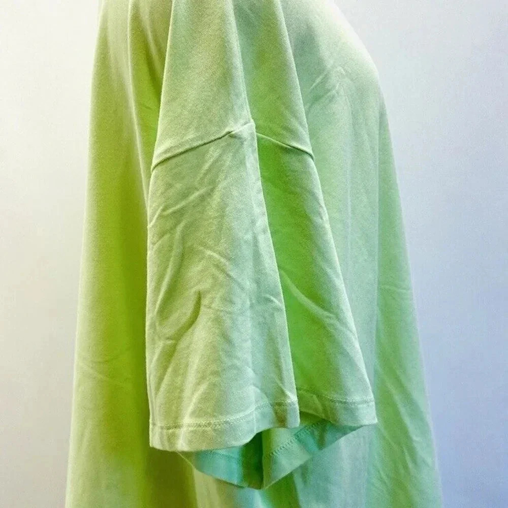 NWT TEK GEAR Women Short Sleeve Crew Neck On the Go Gear Green Shirt Plus Sz 2X - Picture 6 of 11